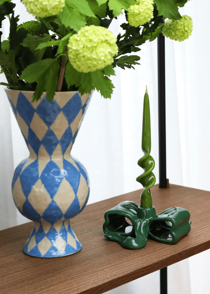 Vase Rhombic Bleu &Klevering - Ex - voto