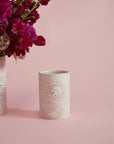 Vase Rose Marbré 4 x 5.75 AD - Ex - voto
