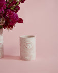 Vase Rose Marbré 4 x 5.75 AD - Ex - voto