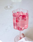 Verre à Vin Fleur Moi d'Abord - Ex - voto