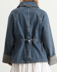 Veste Jeans Emilie Damson Madder - Ex - voto
