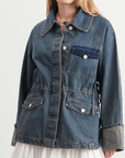 Veste Jeans Emilie Damson Madder - Ex - voto