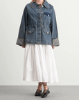 Veste Jeans Emilie Damson Madder - Ex - voto