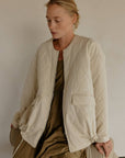 Veste Matelassée Greta Crème Mod Ref - Ex - voto