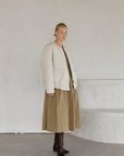 Veste Matelassée Greta Crème Mod Ref - Ex - voto