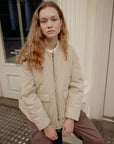 Veste Matelassée Greta Crème Mod Ref - Ex - voto