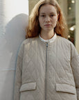 Veste Matelassée Greta Crème Mod Ref - Ex - voto