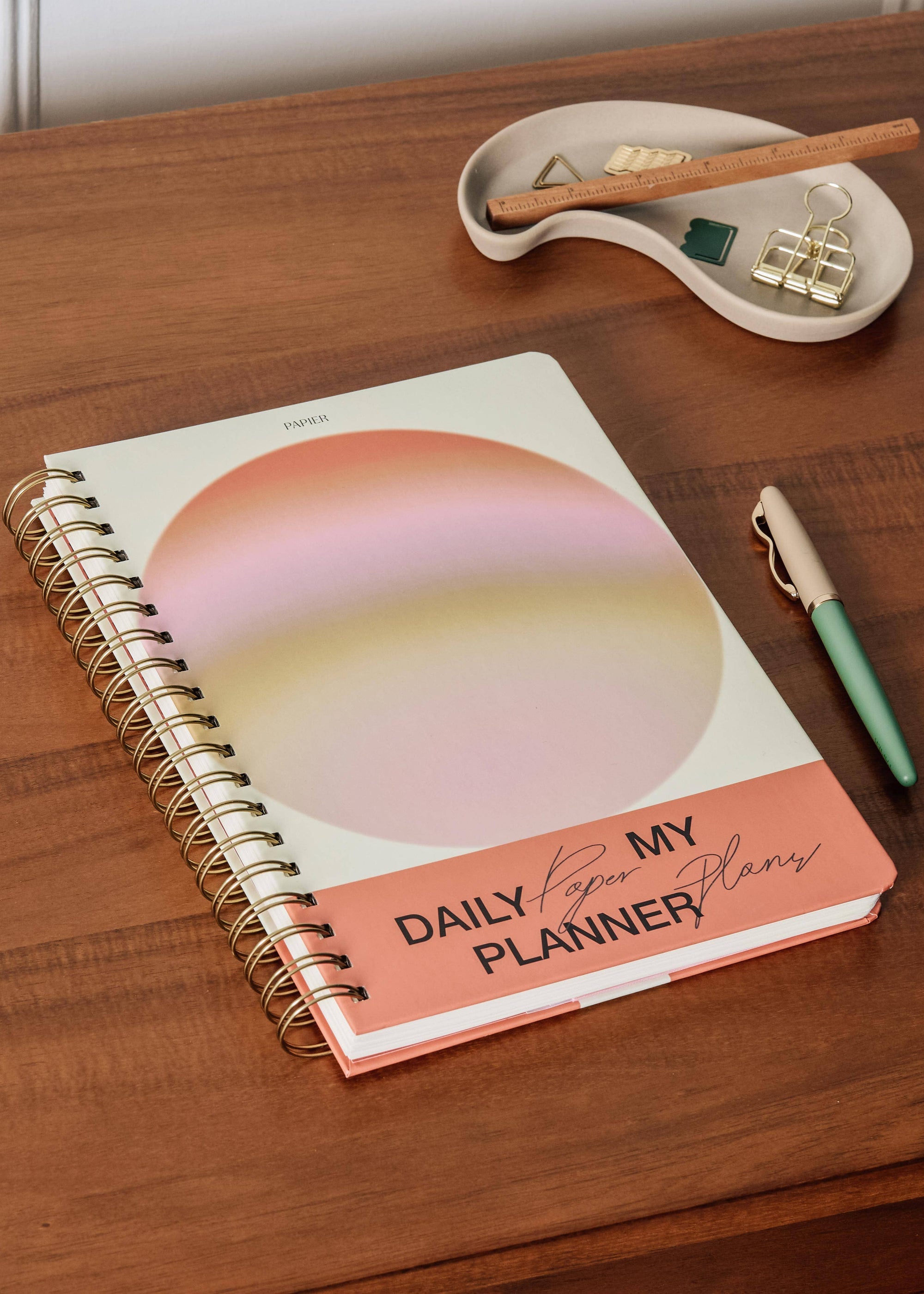 Agenda Hebdomadaire Gradient Orb Papier