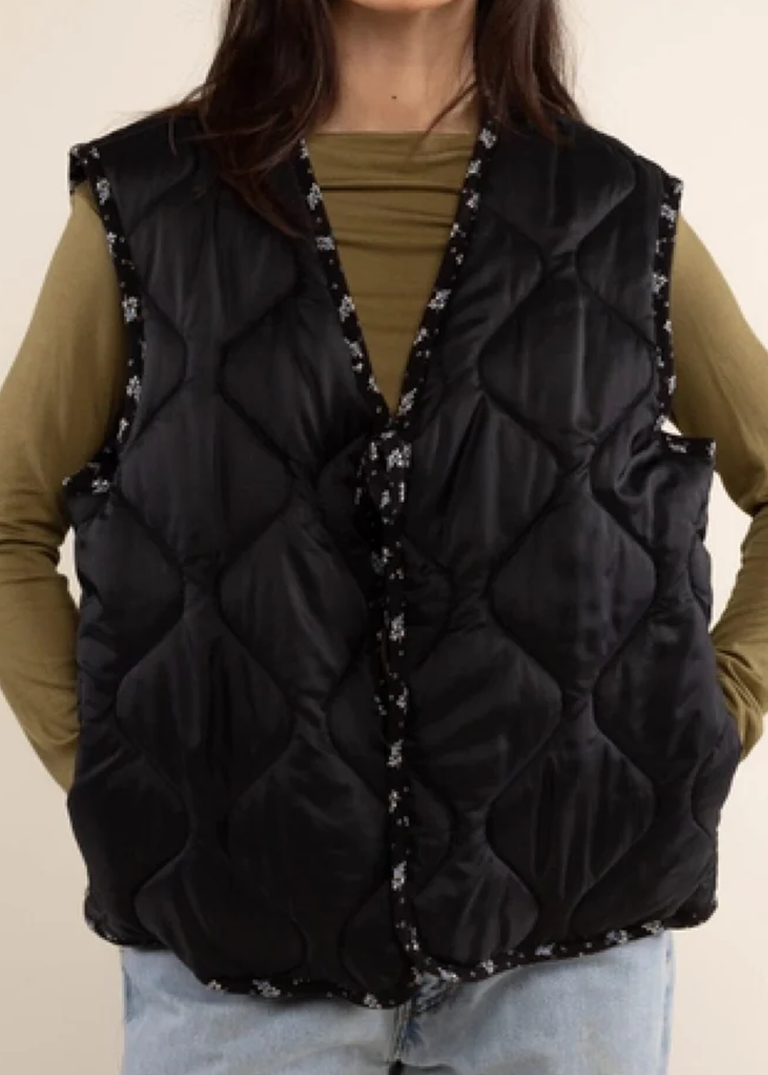 NLT Reversible Quilted Vest