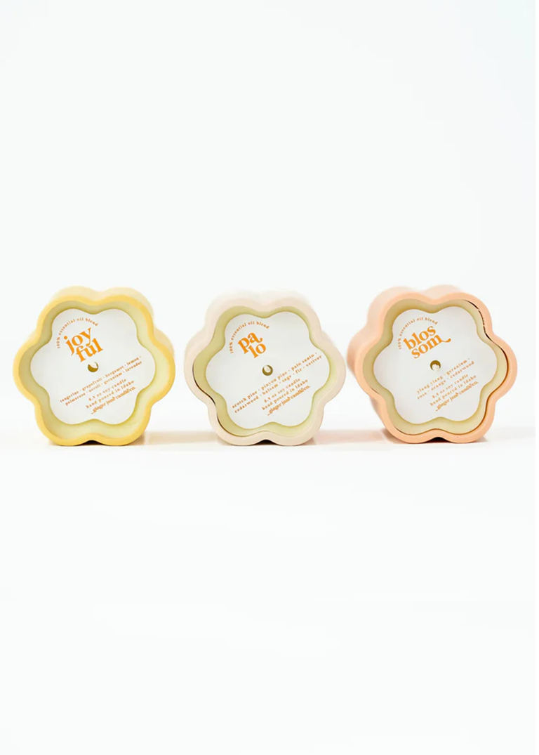 Ginger June Daisy Ceramic Candle (3 Options Available)