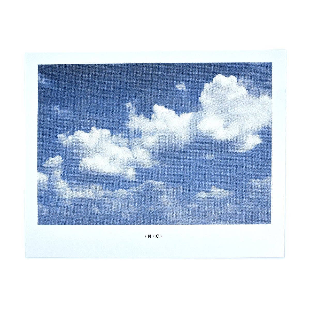Affiche Riso 8 x 10 Duotone Clouds Next Chapter Studio