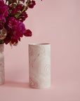 AD 4 x 8 Marbled Pink Vase 