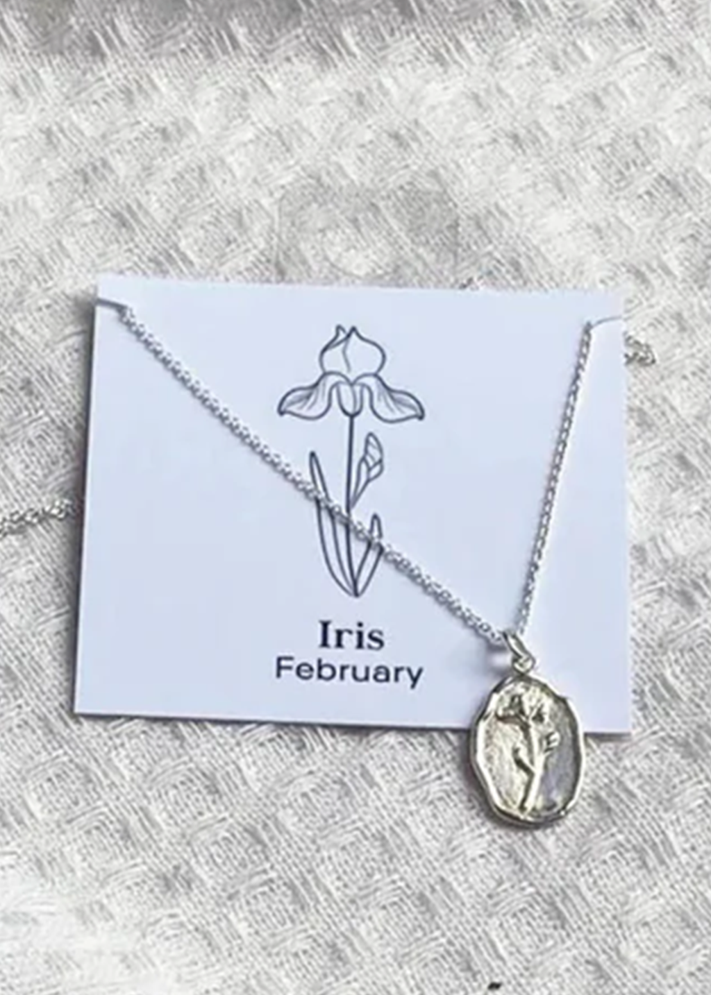 Studio Chiaroscuro Birth Month Flower Necklace 