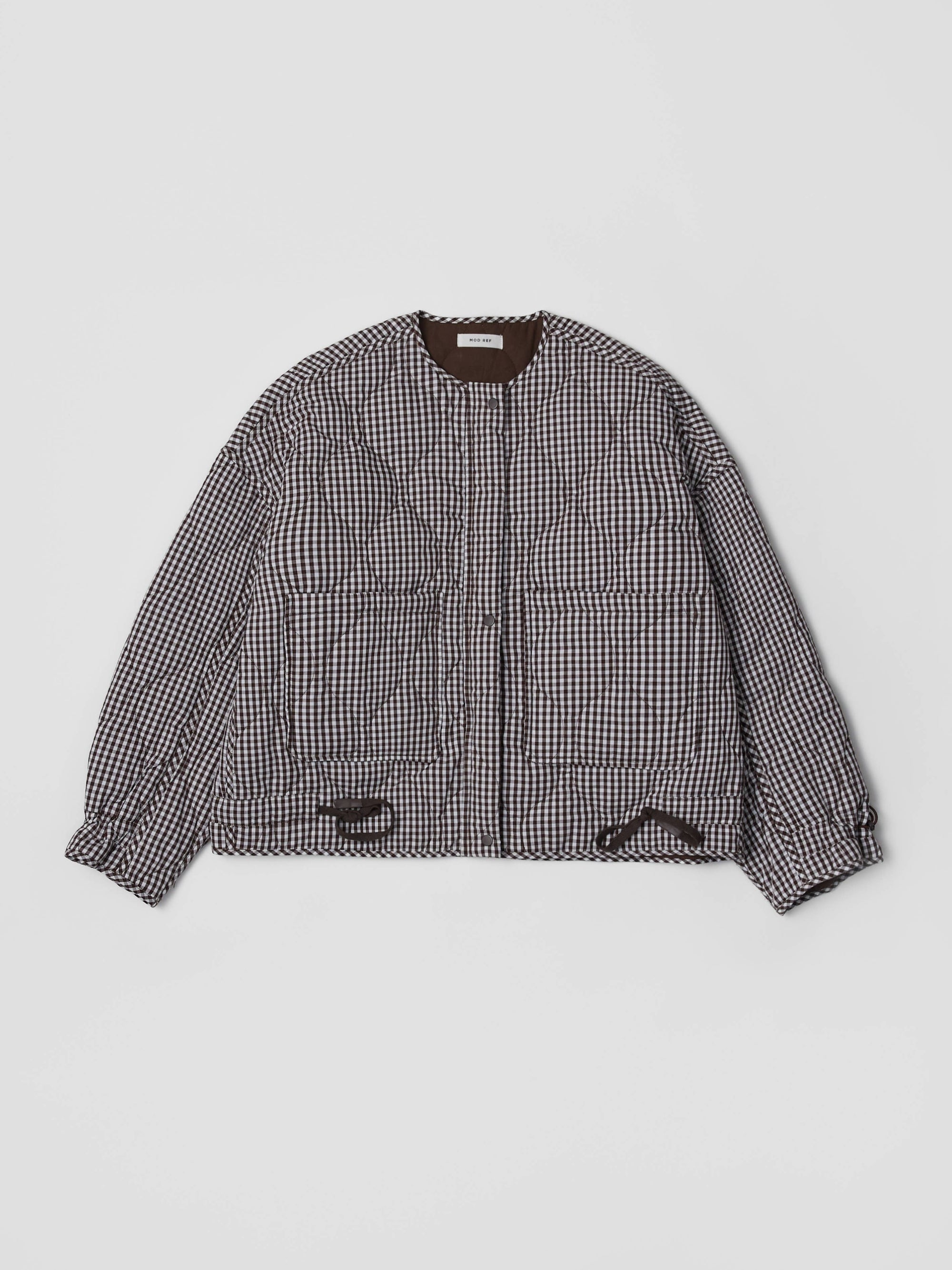 Manteau Rochelle Gingham Brun Mod Ref