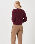 Minimum Mikala Burgundy Sweater FINAL SALE