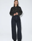 Dr Denim Donna Stream Check Overdye Jeans