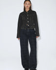 Dr Denim Donna Stream Check Overdye Jeans