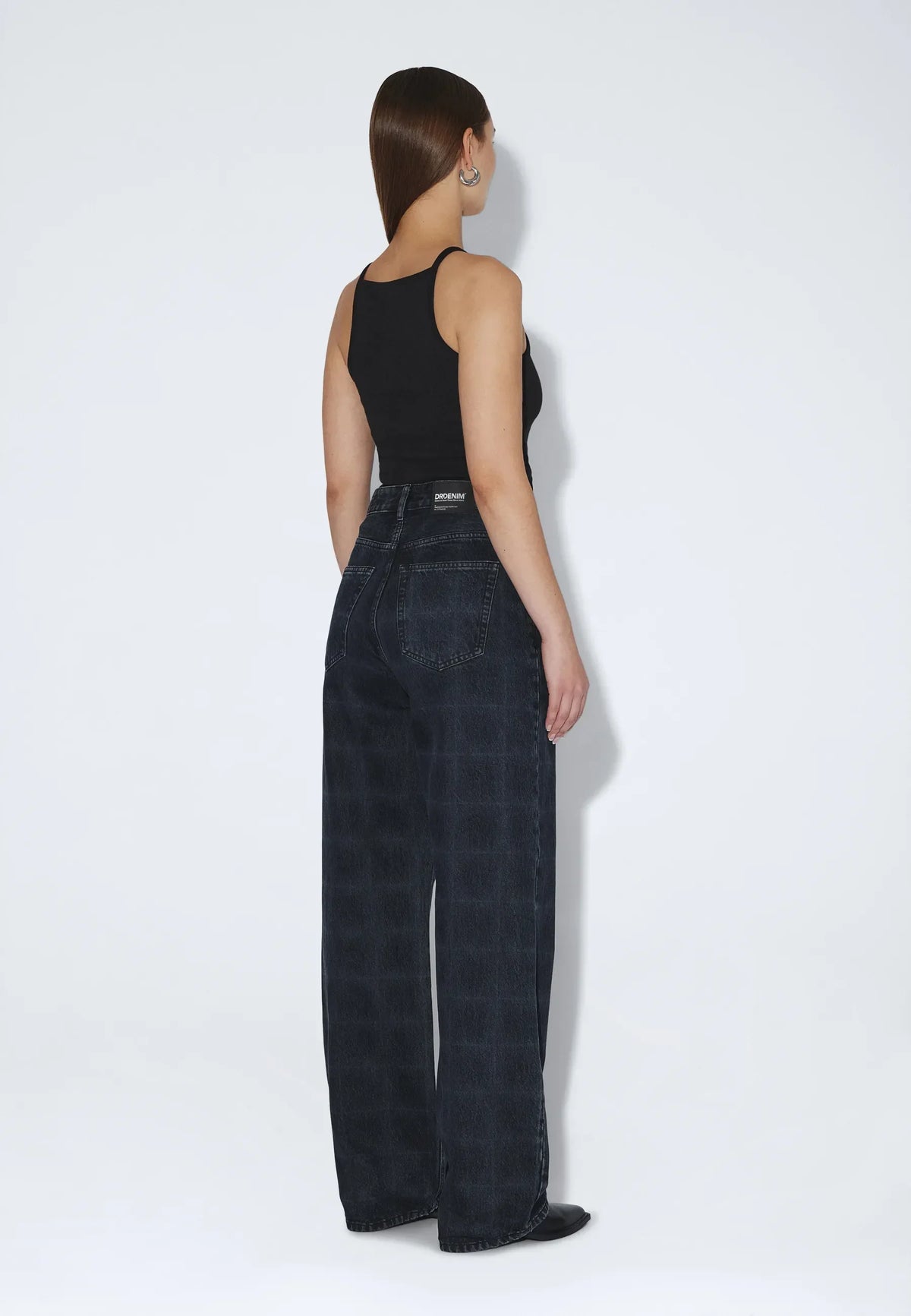 Dr Denim Donna Stream Check Overdye Jeans