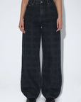 Dr Denim Donna Stream Check Overdye Jeans