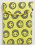 Baggu Happy Yellow Puffy Laptop Sleeve 16"