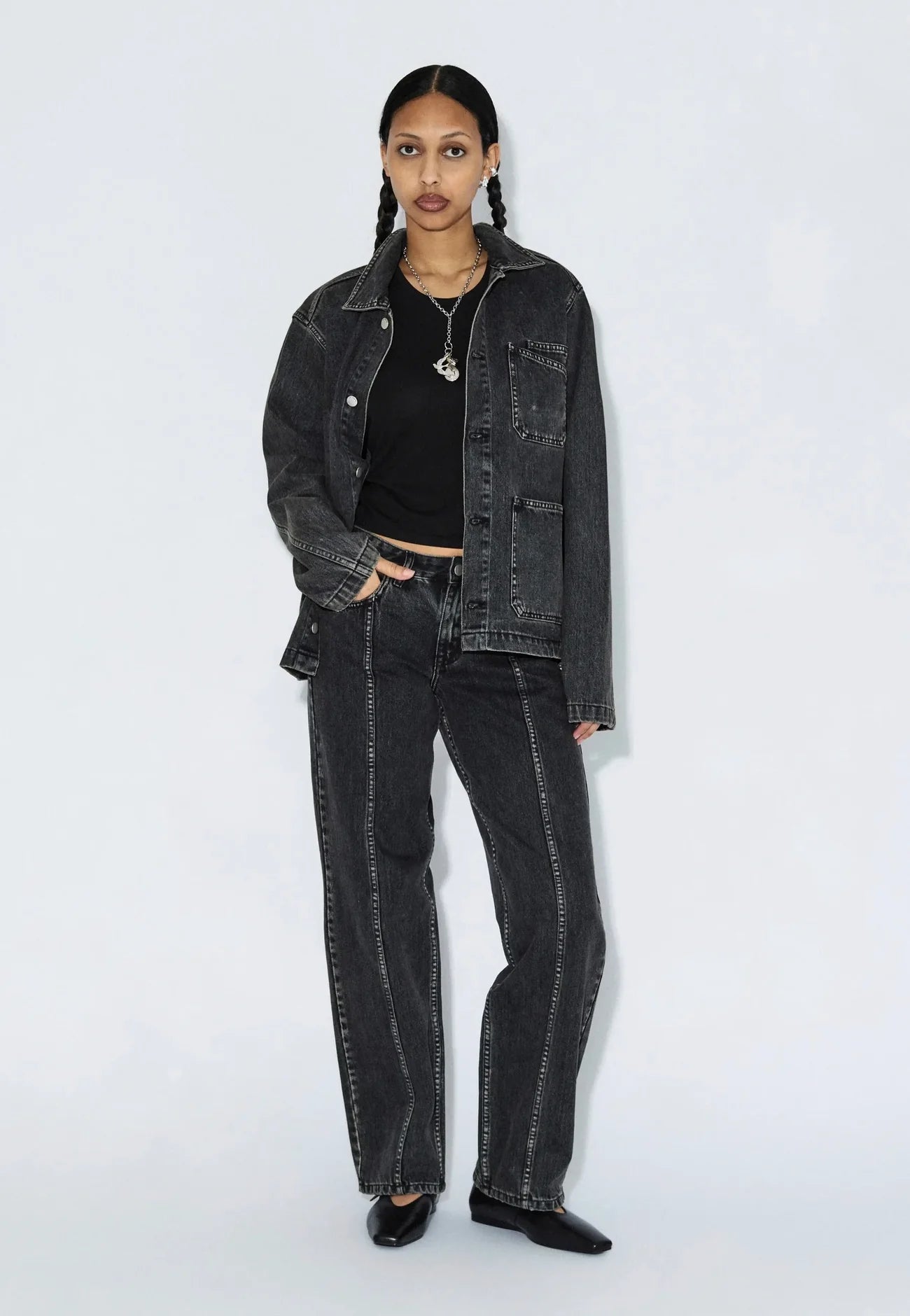 Manteau Evon Aged Black Dr Denim