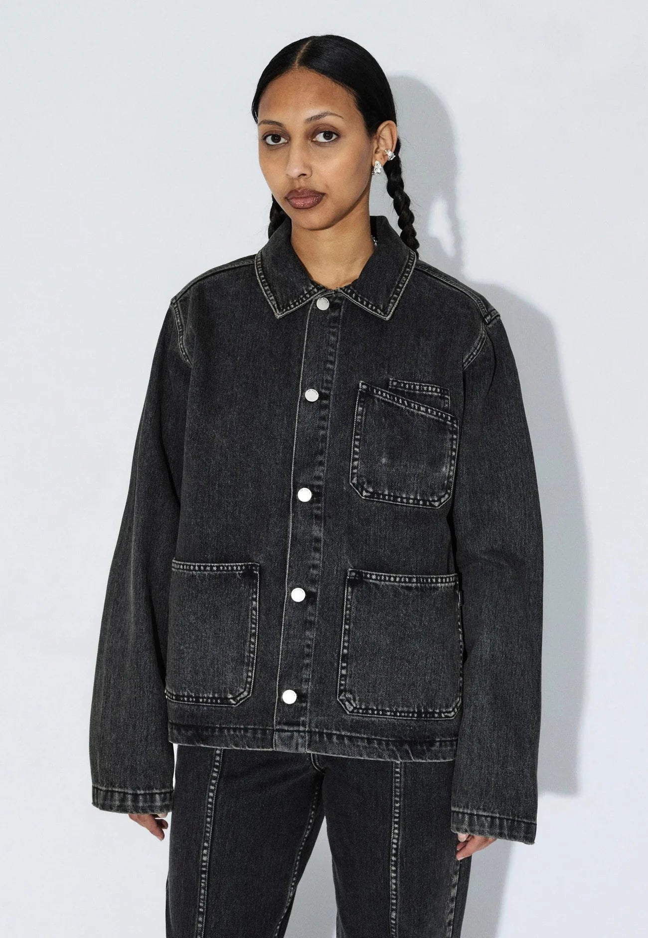 Manteau Evon Aged Black Dr Denim