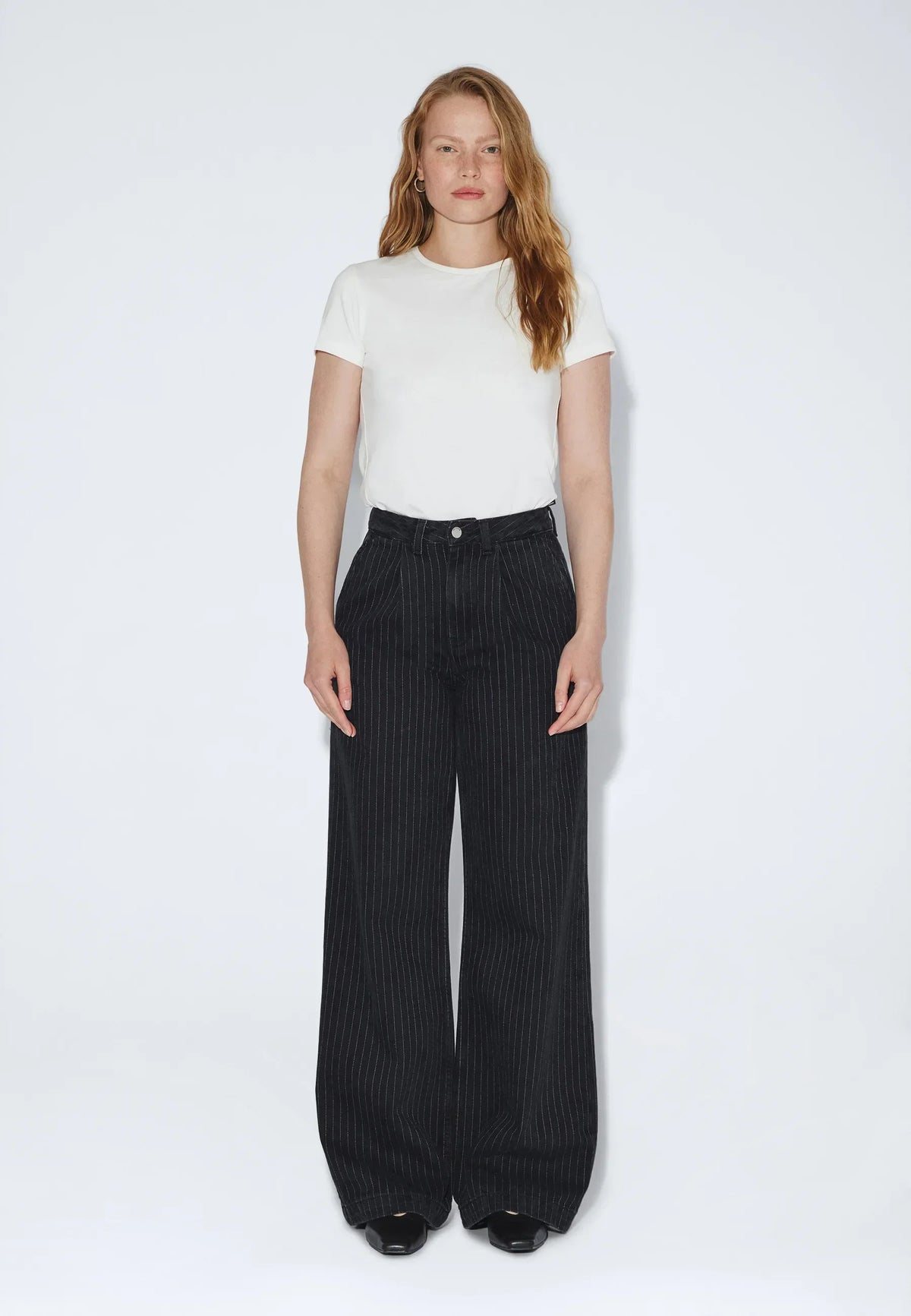 Jeans Rhue Dr Denim Noir Pinstriped