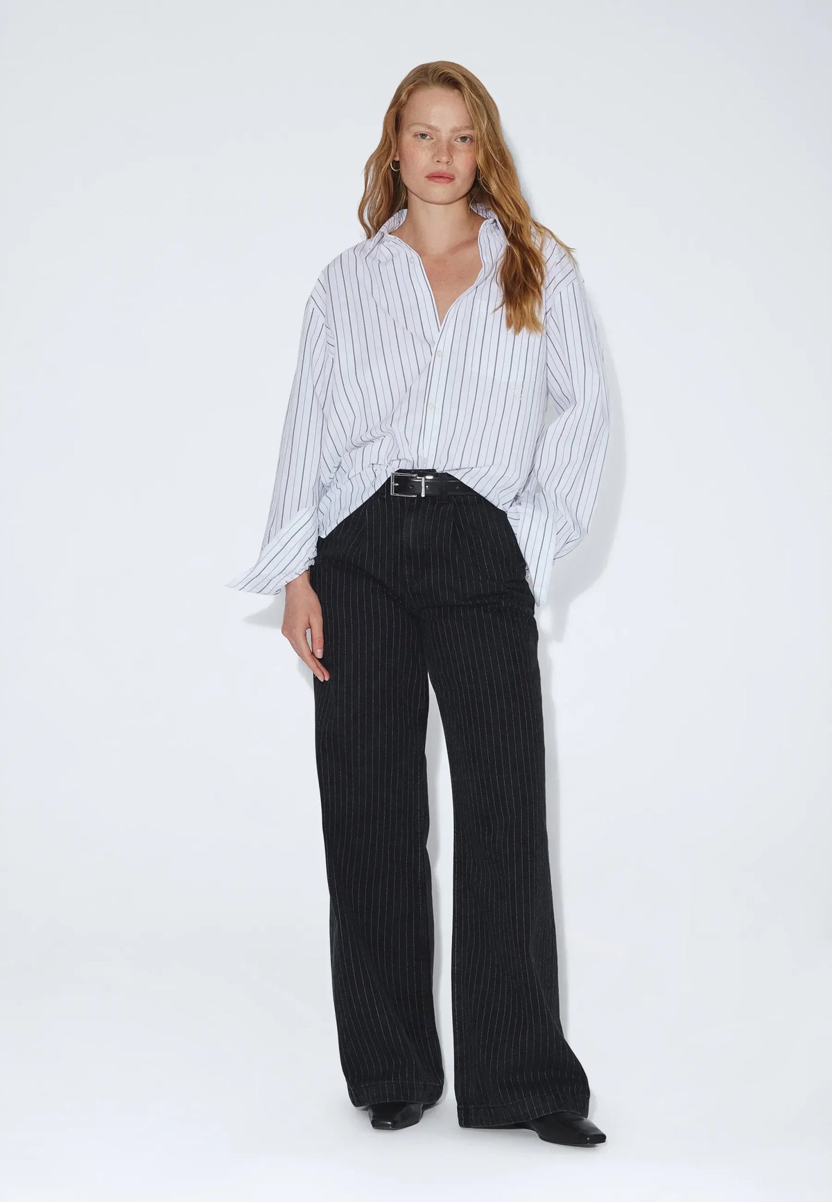 Jeans Rhue Dr Denim Noir Pinstriped