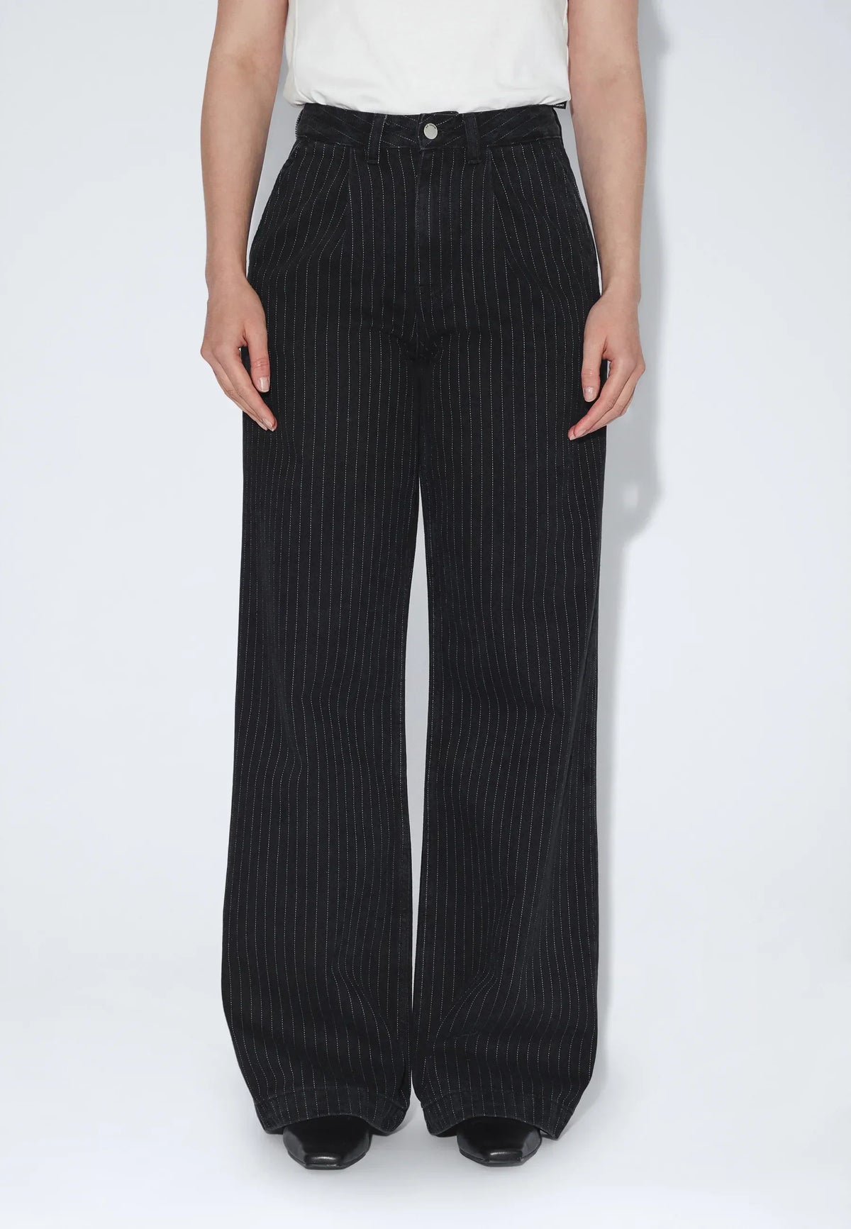 Jeans Rhue Dr Denim Noir Pinstriped