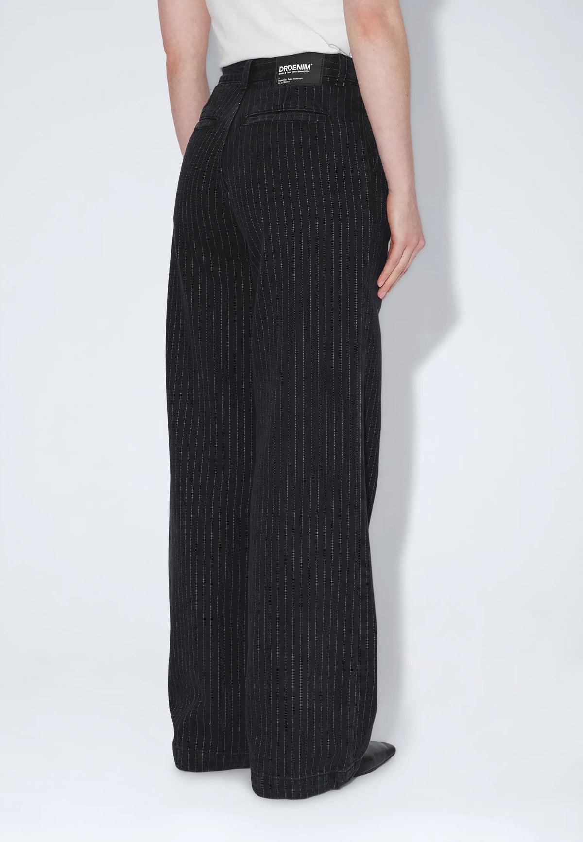 Jeans Rhue Dr Denim Noir Pinstriped