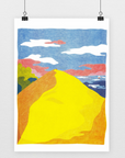 Affiche Dune of Pilat 12 x 17 po Elise Enjalbert Kiblind Atelier