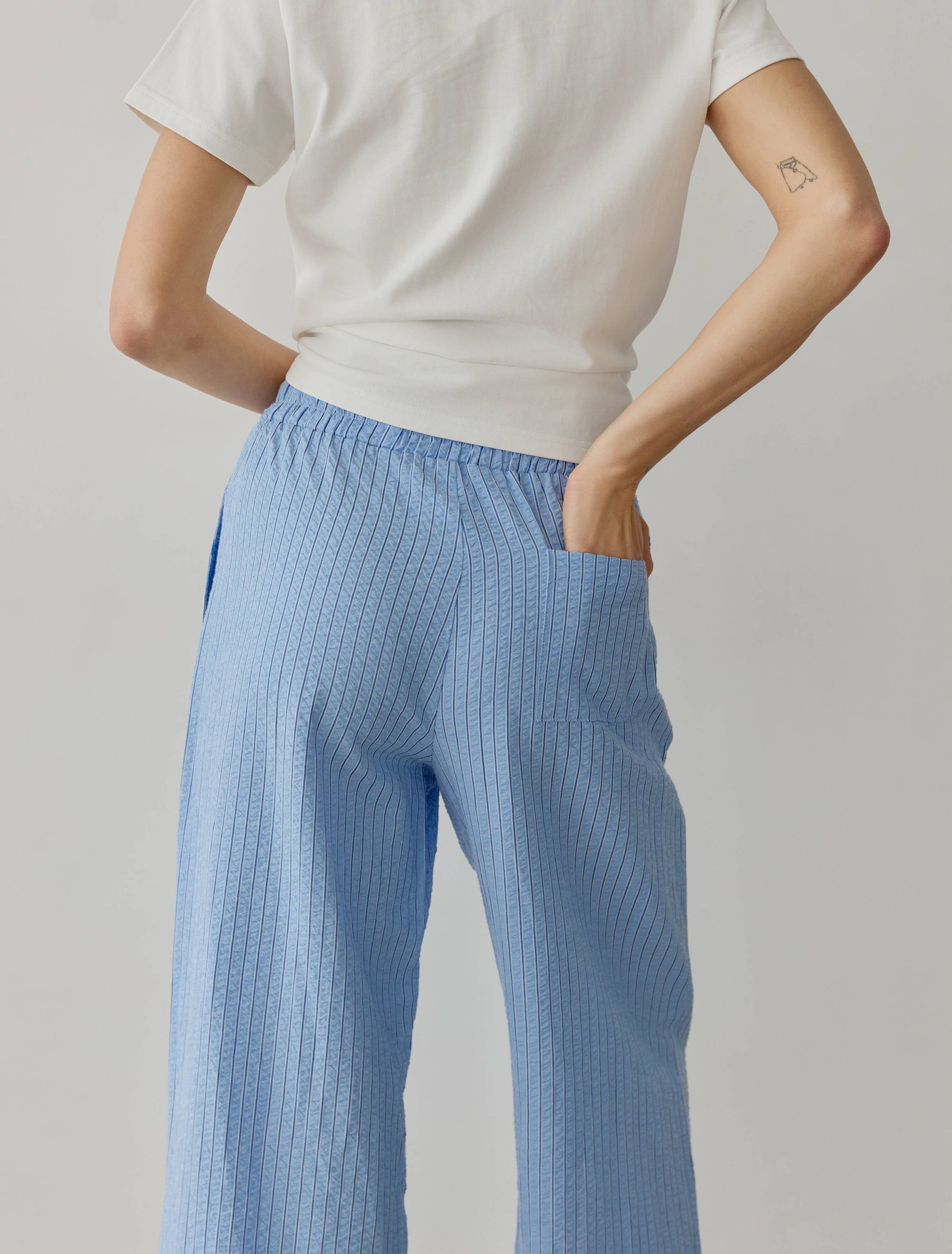 Pantalon Judith Bleu All Row