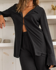 Blouse Mathilde Dailystory Noir - SOLDE - Vente finale