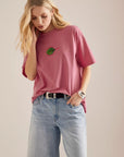 T-shirt Salade Rose Damson Madder