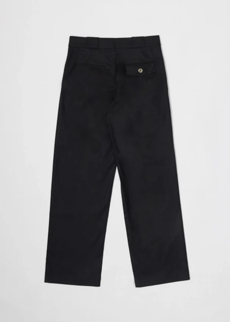 Pantalon en Lin Noir Margaret Mod Ref  SOLDE - Vente Finale