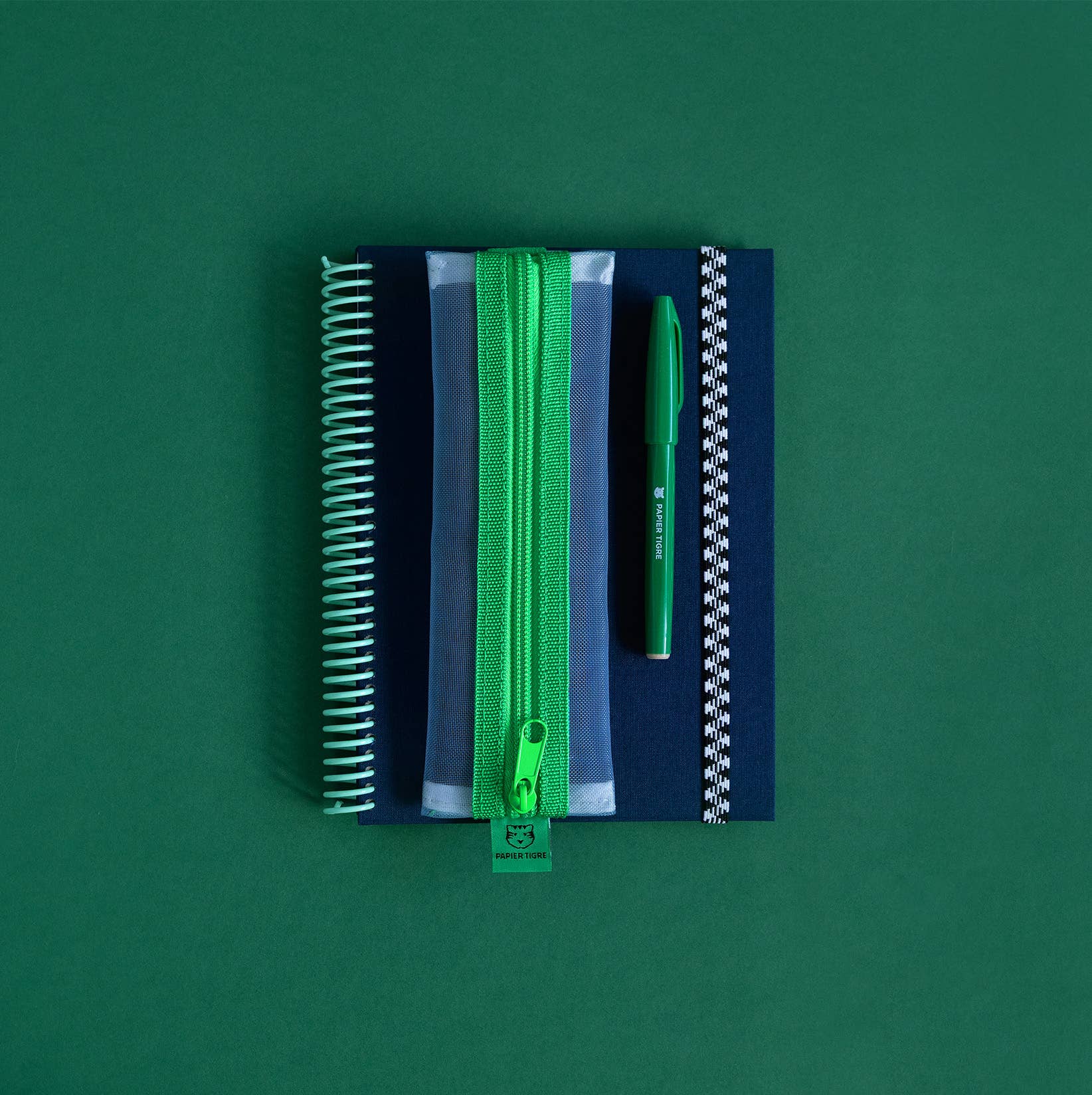 Étui à Crayons Kito Papier Tigre