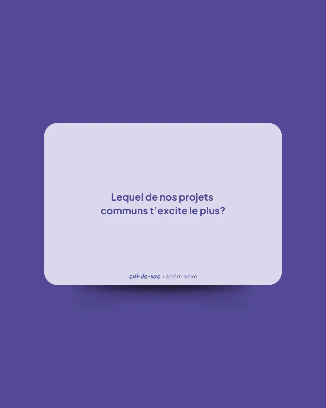 Jeux de Discussion Cul-de-Sac