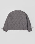 Manteau Rochelle Quilt Gingham Noir Mod Ref