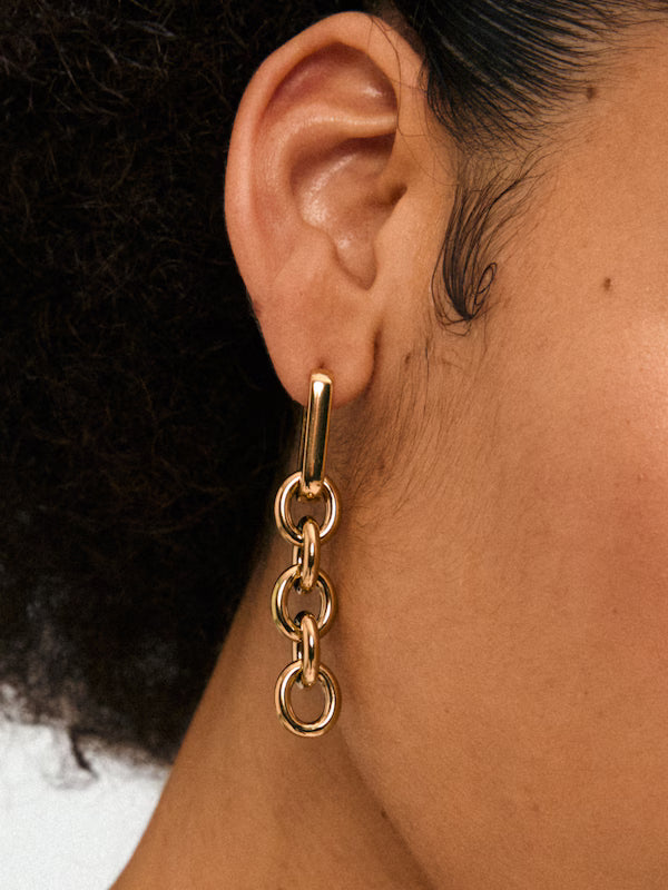Boucles d'oreilles Phase Pilgrim (Or ou Argent)