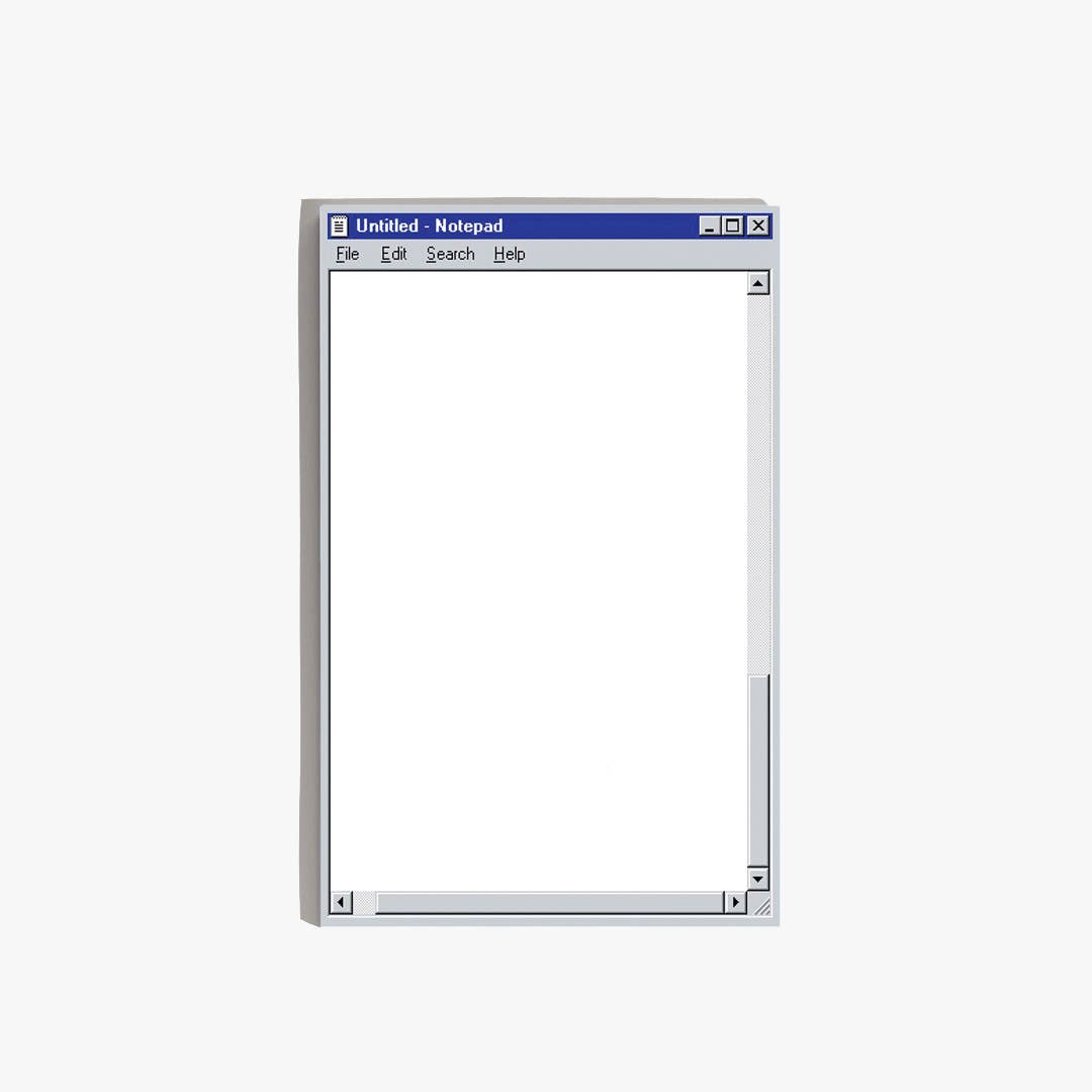 Kaleidadope '95 Notepad