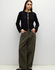 Cardigan Morgan Noir All Row