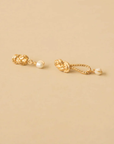 La Manufacture Big Buoys Gold Earrings