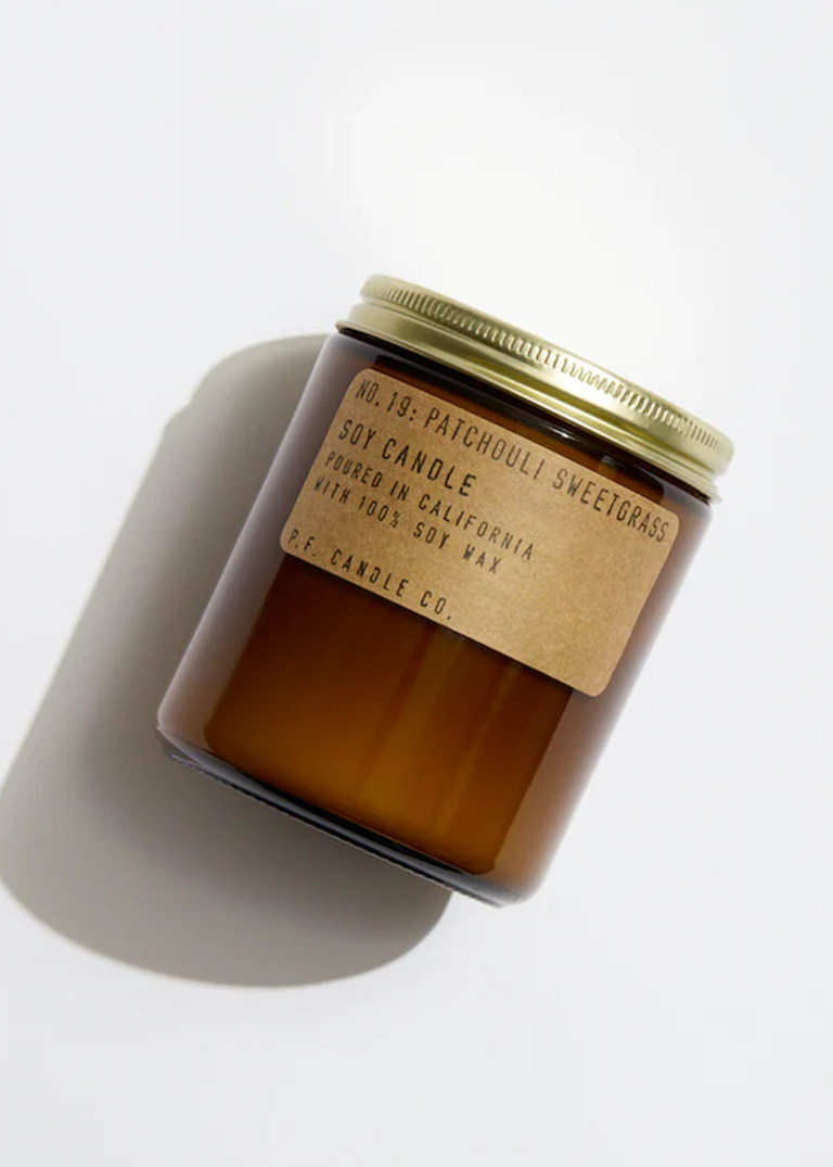 Pf Candle Co. Standard Patchouli Sweetgrass Candle