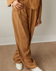 Pantalon Angie Dailystory Ocre SOLDE - Vente Finale