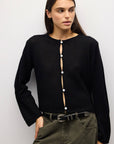 Cardigan Morgan Noir All Row