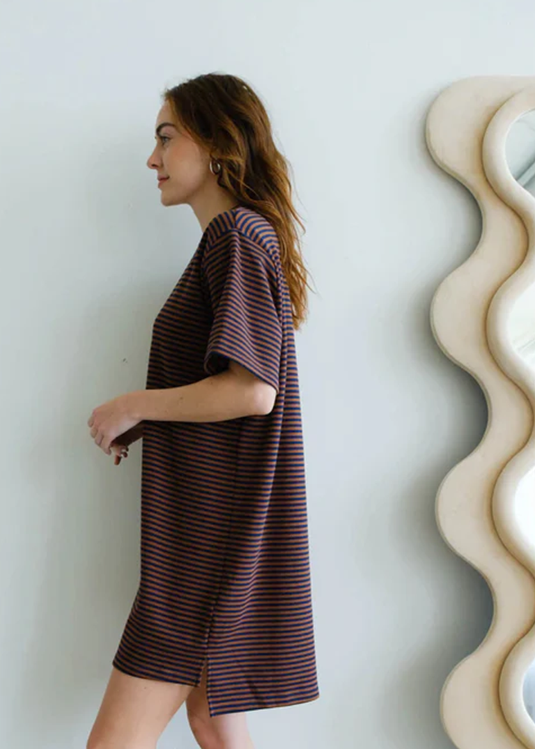 Things Between Brown and Navy Sonny Dress