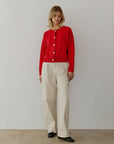 Mod Ref Red Lucy Cardigan