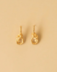 La Manufacture Big Knots Gold Earrings