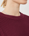 Minimum Mikala Burgundy Sweater FINAL SALE