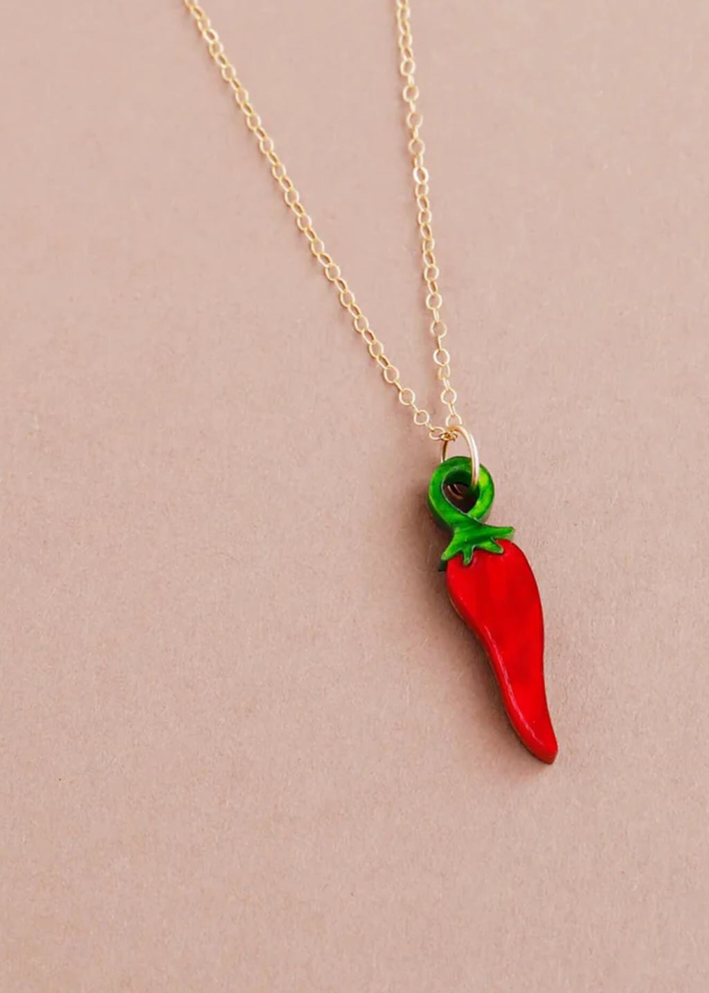 Wolf &amp; Moon Chili Necklace